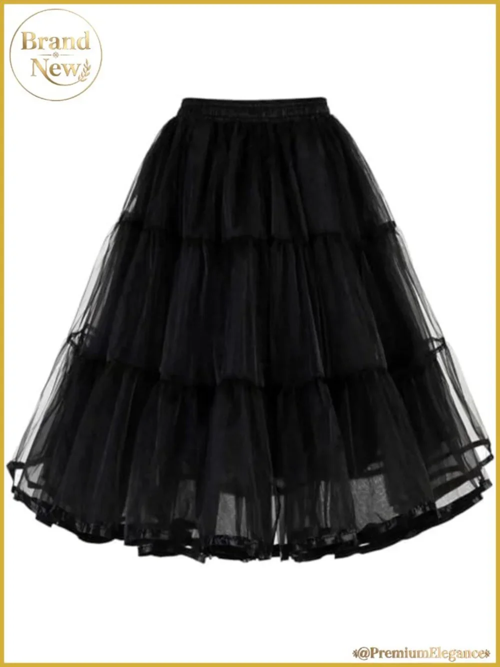 1950s Vintage Petticoat Crinoline Underskirt 3 Tier Organdy 29.5